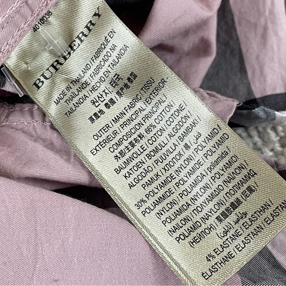 Burberry London Shirt Men’s 3XL Nova Check Pink Plaid Button Up Long Sleeve 1417 - Picture 11 of 12